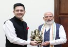 राघव चड्ढा ने पीएम मोदी को भेंट की भगवान गणेश की मूर्ति, मुलाकात को बताया यादगार