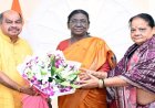 नुआखाई पर्व में शामिल होने राष्ट्रपति द्रौपदी मुर्मू को विधायक मिश्रा ने दिया आमंत्रण