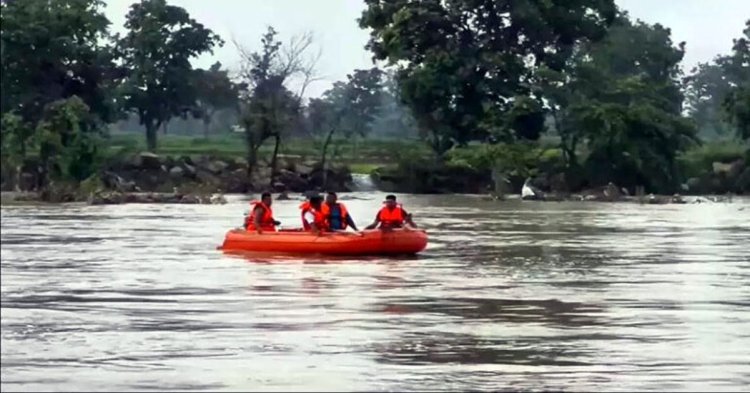बाघ नदी में 17 वर्षीय किशोर लापता, एनडीआरएफ का रेस्क्यू अभियान जारी