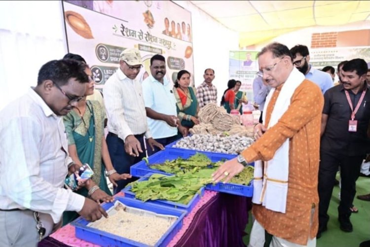 ‘रेशम से रोशन जशपुर’ की शुरुआत, टसर उत्पादन में प्रदेश में जिला अव्वल