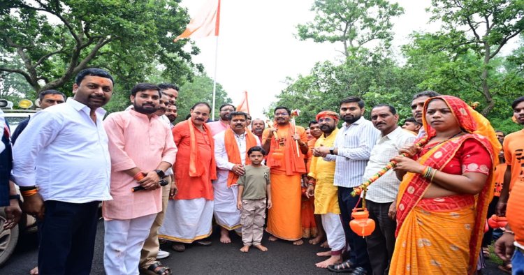 श्रावण के अंतिम सोमवार को अमरकंटक पहुंचे उप मुख्यमंत्री विजय शर्मा