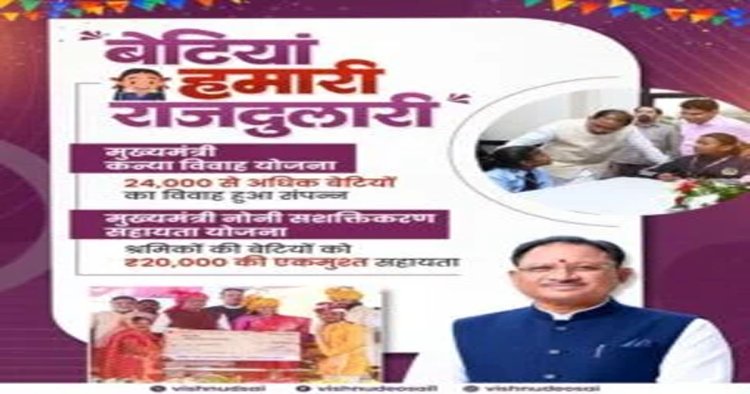 बेटियों की खुशहाली और उनके चेहरे की मुस्कान हमारे लिए सबसे बड़ा आशीर्वाद - सीएम साय