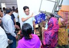 बाढ़ की मुश्किल घड़ी में अपनों के बीच पहुंचे वित्त मंत्री  ओ.पी. चौधरी
