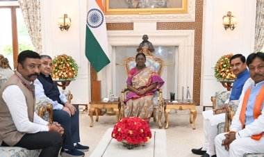 मुख्यमंत्री विष्णु देव साय के निमंत्रण पर राष्ट्रपति ने स्वीकार किया बस्तर दशहरा के मुरिया दरबार में शामिल होने का आमंत्रण
