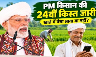 दिवाली से पहले अन्नदाताओं को बड़ा तोहफा, किसान सम्मान निधि की 24वीं किस्त जारी, ऐसे चेक करें स्टेटस