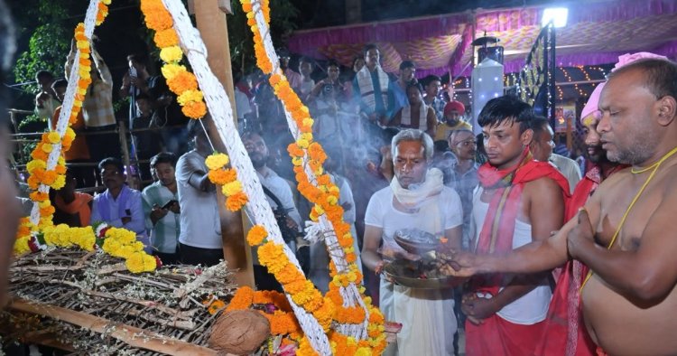 विश्व प्रसिद्ध बस्तर दशहरा पर्व मनाने के लिए अनुमति पूजा विधान में दिखी अपार उत्साह